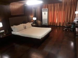 Postel nebo postele na pokoji v ubytování Cocoon Luxury Business Hotel