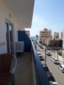 Balkón nebo terasa v ubytování Hotel Raxa