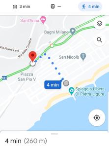a map of the route of the exodus from jerusalem at Holiday in Pietra Ligure in Pietra Ligure