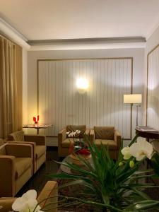 Posezení v ubytování Hotel La Pace