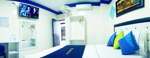 TV a/nebo společenská místnost v ubytování Hotel Luna Azul