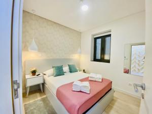 Postel nebo postele na pokoji v ubytování Family Hostel Costa Nova