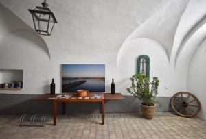 Televízia a/alebo spoločenská miestnosť v ubytovaní Sammer Residenz, Breitenbrunn am Neusiedlersee