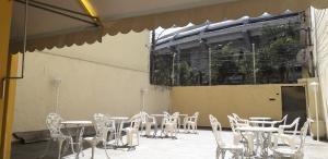 Restoran ili drugo mesto za obedovanje u objektu Hostel Varandas do Maracanã