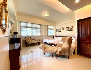 Posezení v ubytování Ho Feng Private Hotel 電梯自助民宿