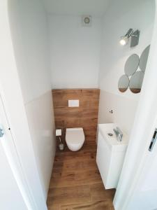 Kúpeľňa v ubytovaní Domek pod świerkami - "Apartamenty świerkowe"