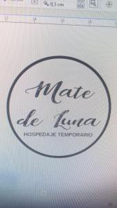 una foto de aplate con las palabras "buen maise" en ella en Mate de luna en Buenos Aires