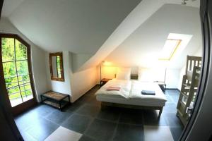 Posteľ alebo postele v izbe v ubytovaní The Mountain Loft Klinovec - with infrasauna