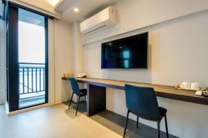 TV/trung tâm giải trí tại 礁溪320山館 Jiaoxi Shanguan B&B