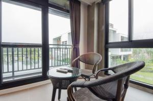 Ban công/sân hiên tại 礁溪320山館 Jiaoxi Shanguan B&B