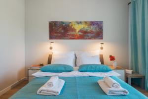 Posteľ alebo postele v izbe v ubytovaní Wagonowa P&O Apartments