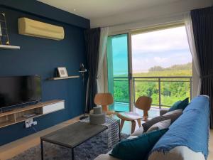 Posezení v ubytování Santubong Suites A Just Like Home Damai