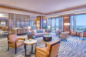 Posezení v ubytování Shangri-La Xiamen + 37 fotografií