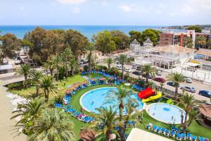 an aerial view of a pool at a resort at Port Denia in Denia