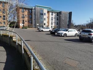 The building where the student accommodation is located 