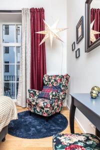 Ruang duduk di A Prague Apartments - Lesser Town