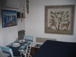 A seating area at Appartamento Vivaldi