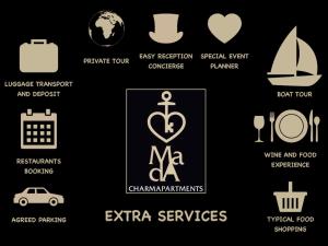 The floor plan of MADA Charm Apartments Terrace&Carugio