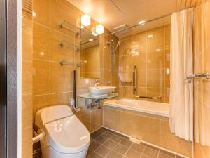Koupelna v ubytování APA Hotel Takaoka Ekimae