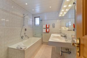 Koupelna v ubytování Fürmesli Appartements