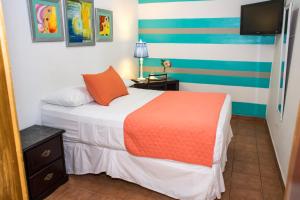 Voodi või voodid majutusasutuse Hotel Verona toas