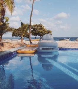 Bazén v ubytování Hotel Al Mare nebo v jeho okolí