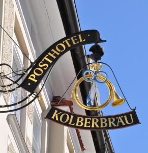 Certifikát, hodnocení, plakát nebo jiný dokument vystavený v ubytování Posthotel Kolberbräu