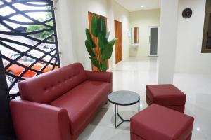 Posezení v ubytování Lombok Mayura Hotel