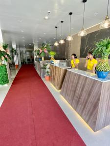 Vstupní hala nebo recepce v ubytování SUN MY HOTEL + 21 fotografií