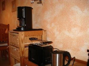 Kuchyň nebo kuchyňský kout v ubytování Haus Gartenstrasse