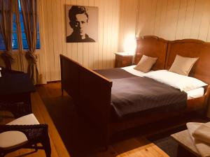 Postel nebo postele na pokoji v ubytování B&B Bären