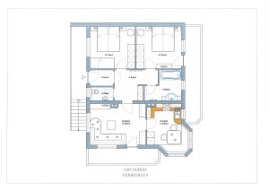 Půdorys ubytování Haus Alpengruß