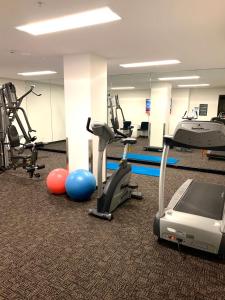 Fitness centrum a/nebo fitness zařízení v ubytování Corporate Living Accommodation Abbotsford