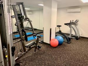 Fitness centrum a/nebo fitness zařízení v ubytování Corporate Living Accommodation Abbotsford