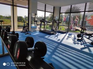 Fitness centrum a/nebo fitness zařízení v ubytování Navy Hotel Cam Ranh