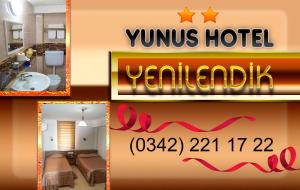 Ein Zertifikat, Auszeichnung, Logo oder anderes Dokument, das in der Unterkunft Yunus Hotel ausgestellt ist