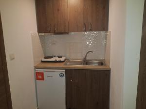 Kuchyň nebo kuchyňský kout v ubytování Villa Giannis Apartments + 13 fotografií