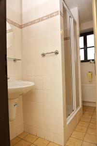 Koupelna v ubytování Penzion u Blanice