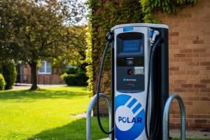 a pay meter in front of a house at Holiday Inn Gloucester - Cheltenham, an IHG Hotel in Gloucester