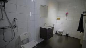 Koupelna v ubytování B&B bij de 3 linden