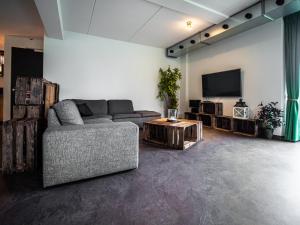 TV a/nebo společenská místnost v ubytování B&B bij de 3 linden