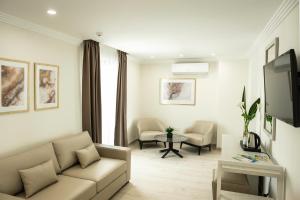 Posezení v ubytování Roseum Boutique Hotel