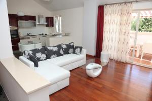 Kuchyň nebo kuchyňský kout v ubytování Apartment Markorcula