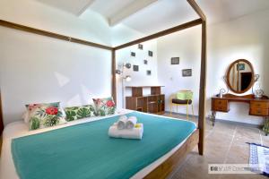 Postel nebo postele na pokoji v ubytování La Villa Stella ****