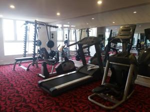 Fitness centrum a/nebo fitness zařízení v ubytování Kings Hotel Dalat