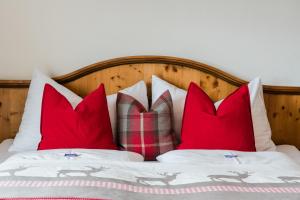 Posteľ alebo postele v izbe v ubytovaní Haus Andrea Unterberger