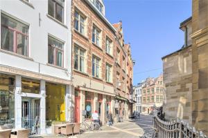 a street in a city with buildings at The Hendrik House in Old Town Antwerp in Antwerp