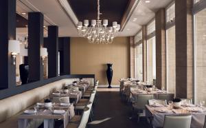 מסעדה או מקום אחר לאכול בו ב-Pelagos Suites Hotel & Spa
