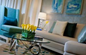 DAMAC Maison Mall Street的休息区