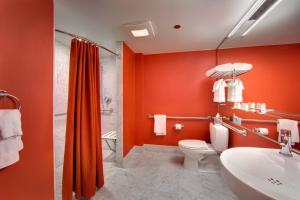 Koupelna v ubytování Hotel Murano
